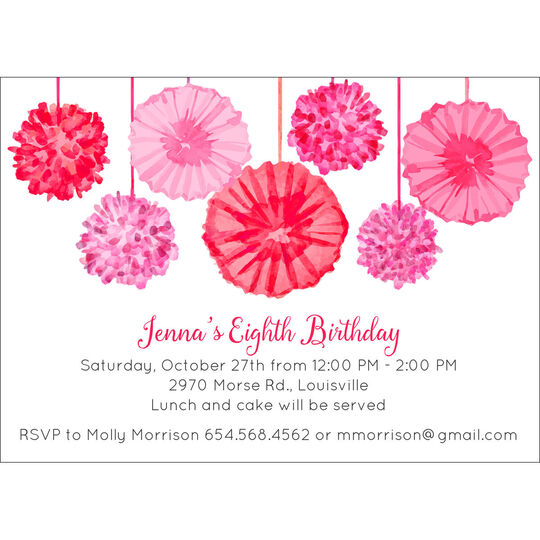 Flower Garland Invitations